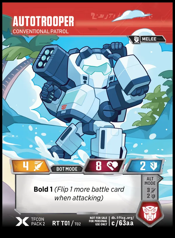 Autotrooper // Conventional Patrol bot mode