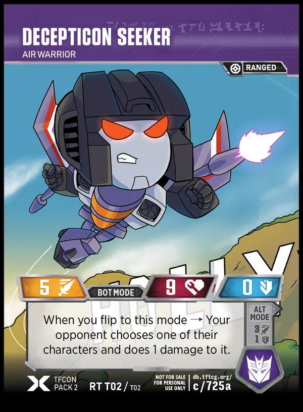 Decepticon Seeker // Air Warrior bot mode