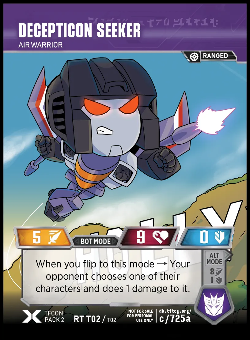 Decepticon Seeker // Air Warrior bot mode