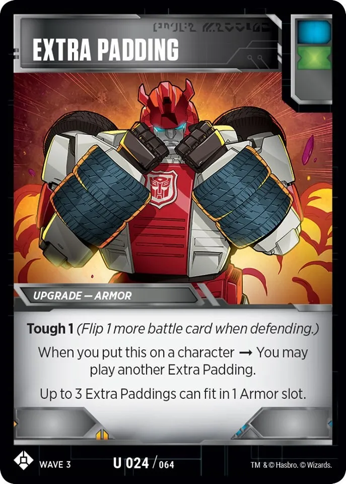 "Extra Padding"? Same, Red. Same.