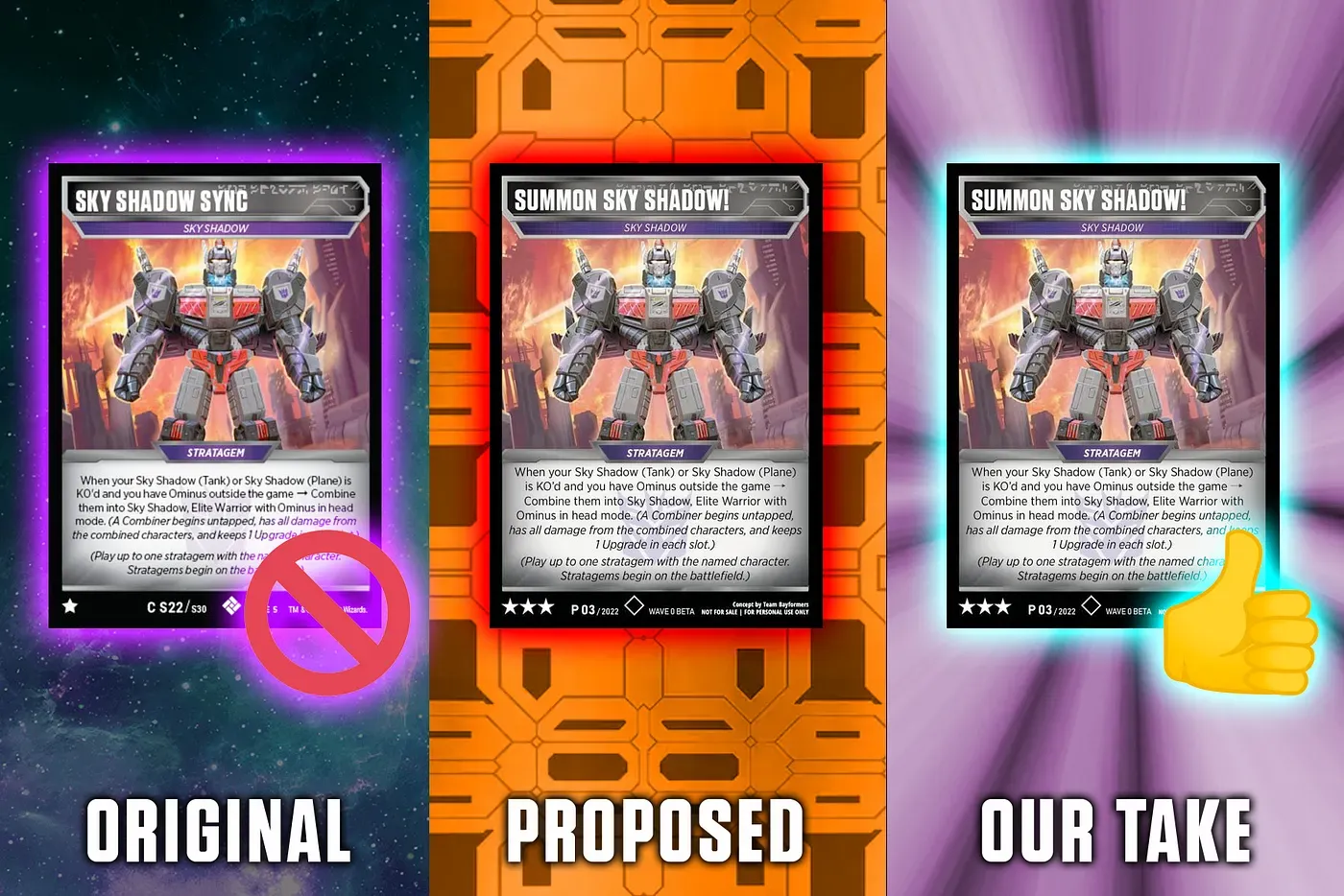 We approve of Summon Sky Shadow.