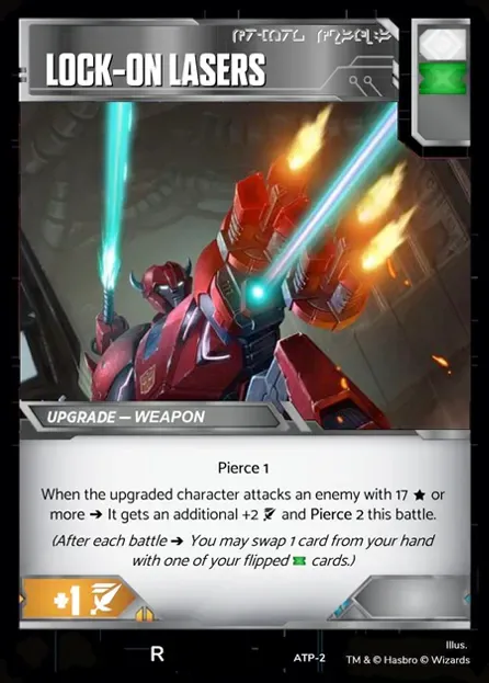 ATP-3's Lock-On Lasers