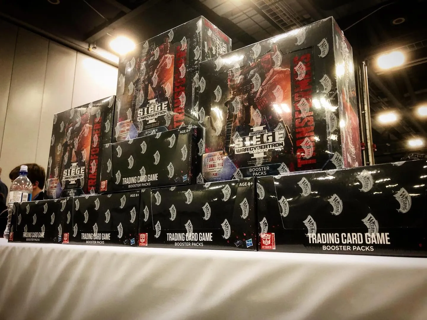 And their prize! Each of this weekend’s top 8 players are taking home a WAR FOR CYBERTRON: SIEGE I Booster Box!