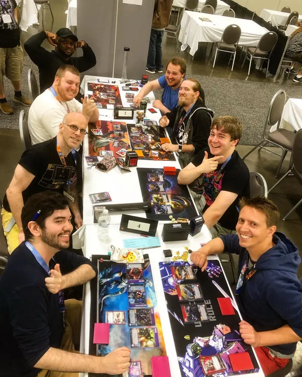 Our intrepid Top 8 players!
