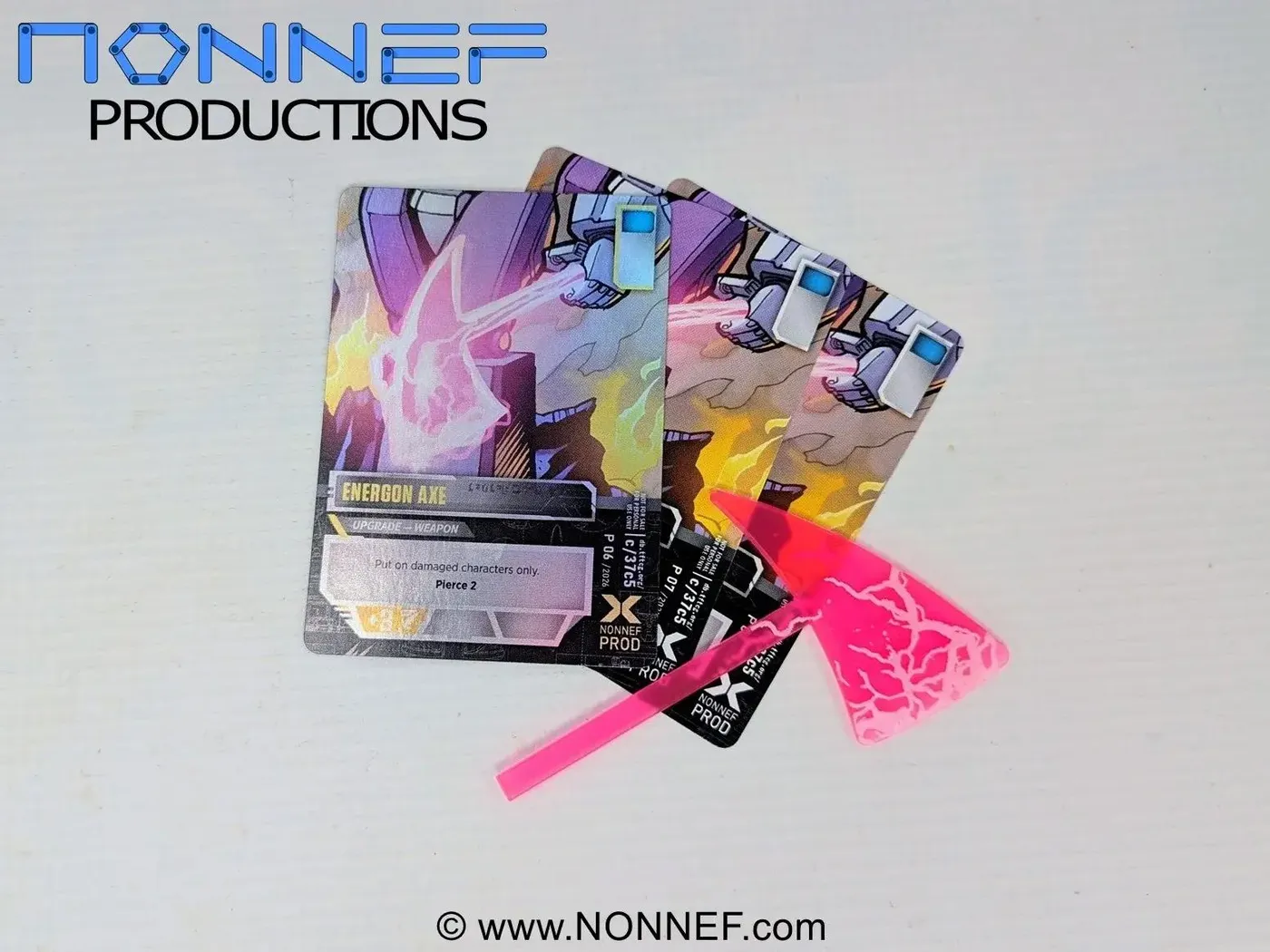 tftcg.org X Nonnef Productions Collaborative Energon Axe Set