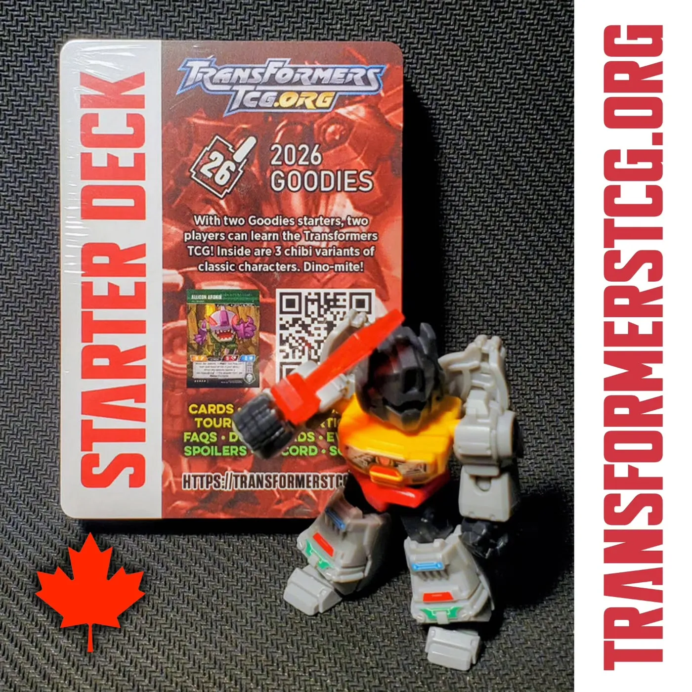 2026 Goodies Starter Deck featuring Grimlock