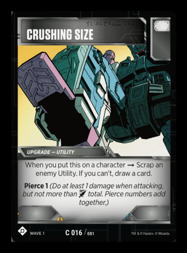 Crushing Size