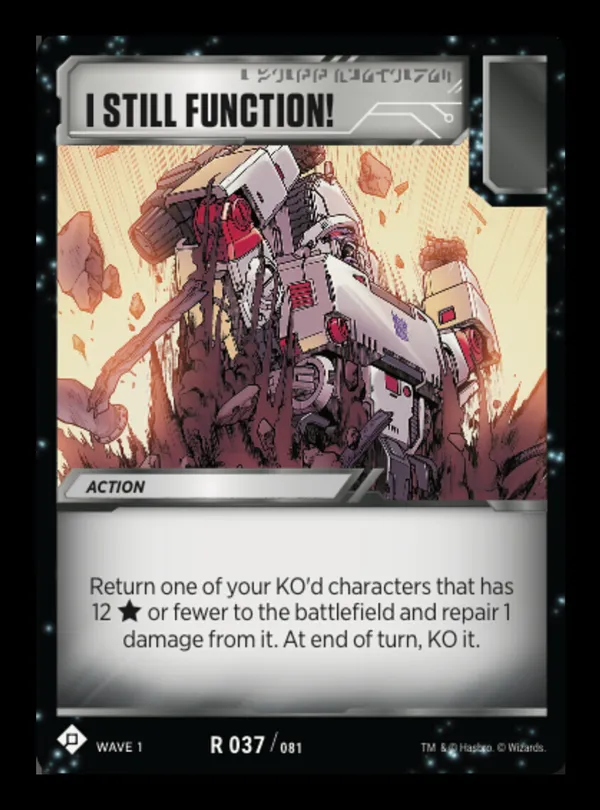 I Still Function!