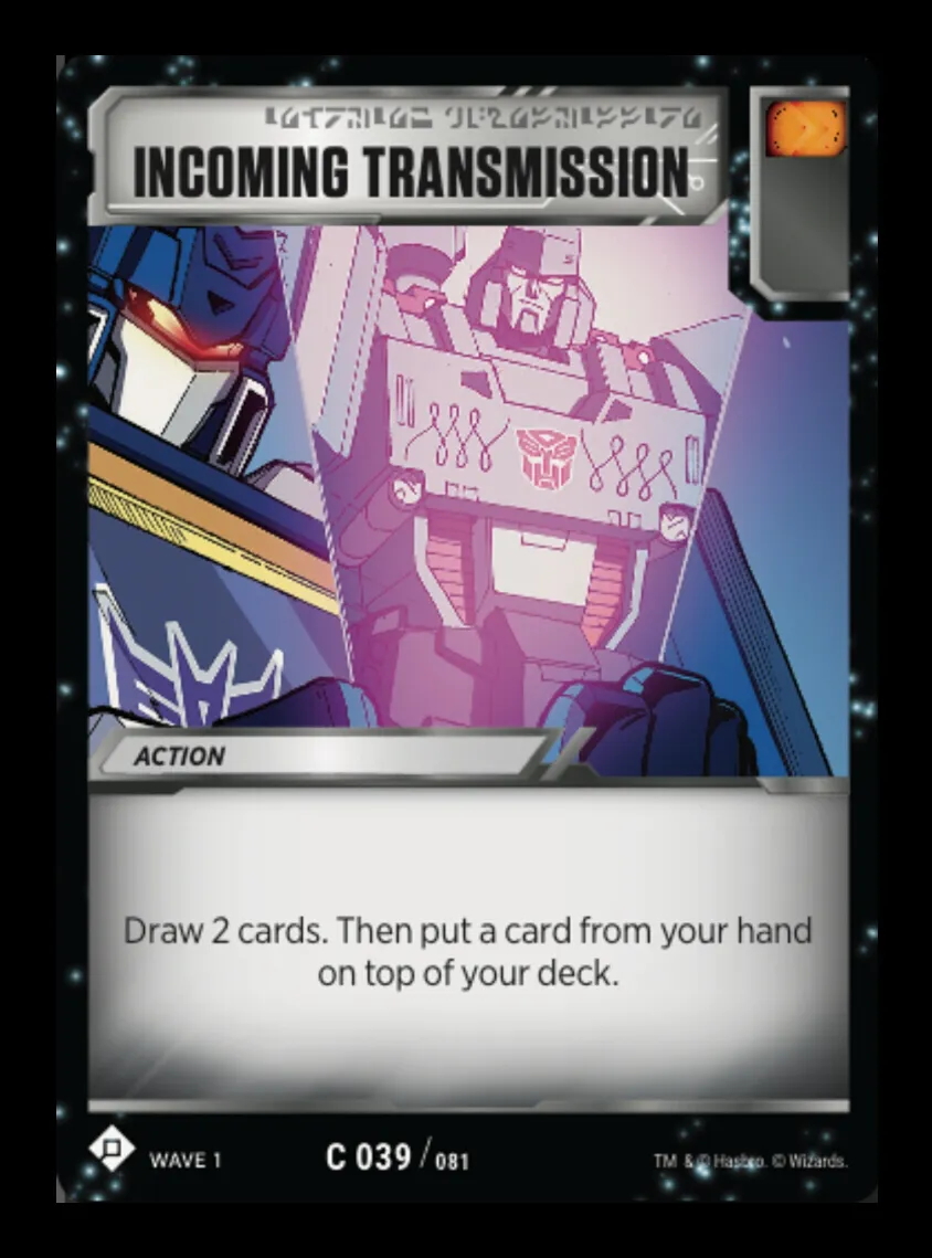 Incoming Transmission