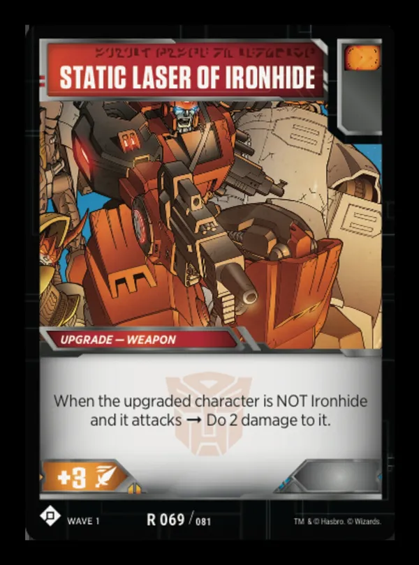 Static Laser of Ironhide