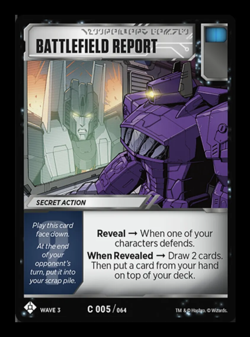 Battlefield Report
