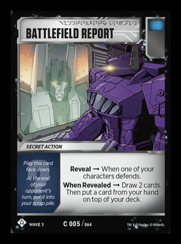 Battlefield Report