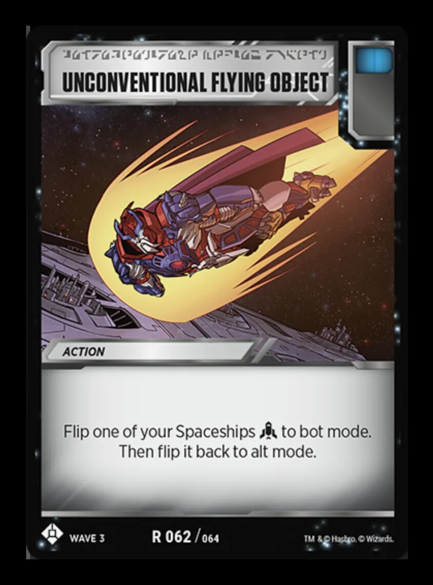 Unconventional Flying Object