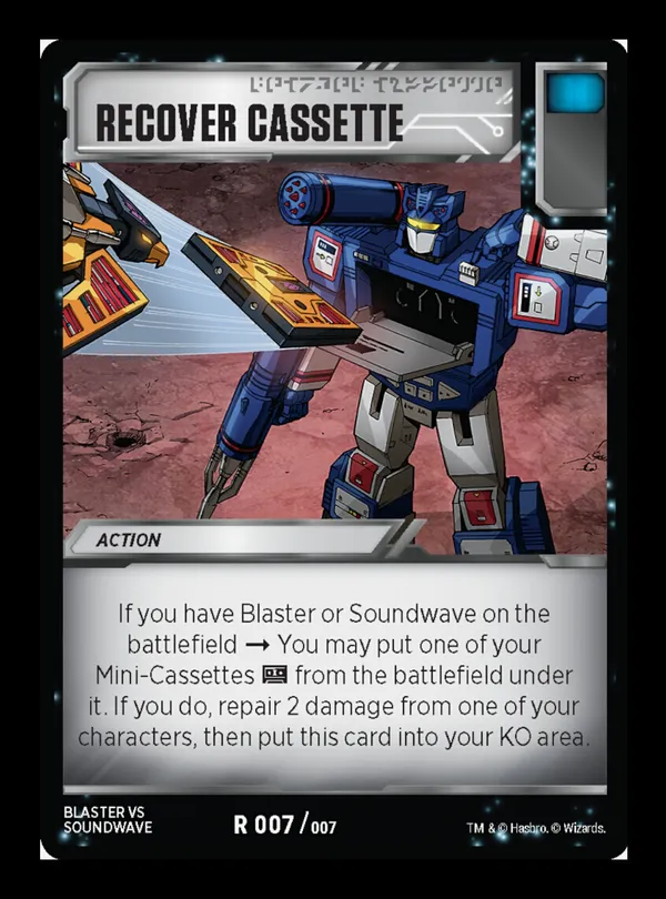 Recover Cassette