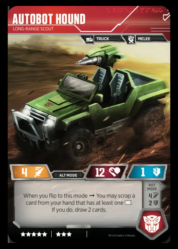 Autobot Hound // Long-Range Scout alt mode