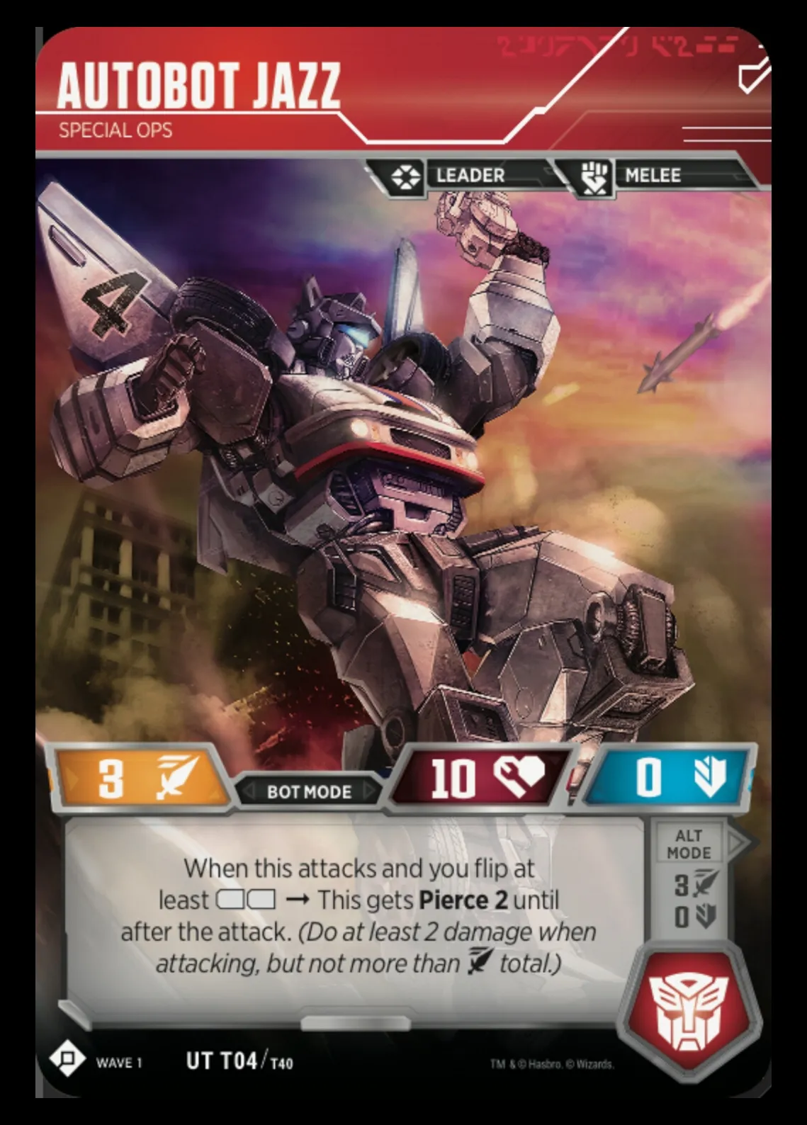 Autobot Jazz // Special Ops bot mode