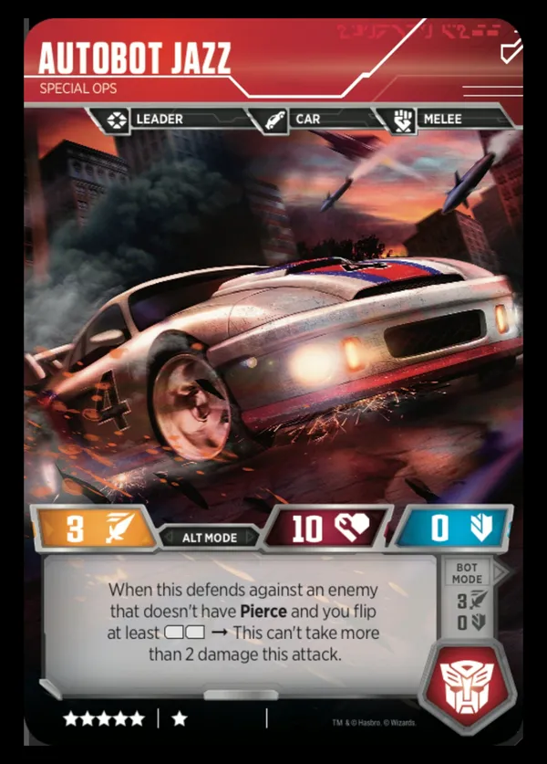 Autobot Jazz // Special Ops alt mode