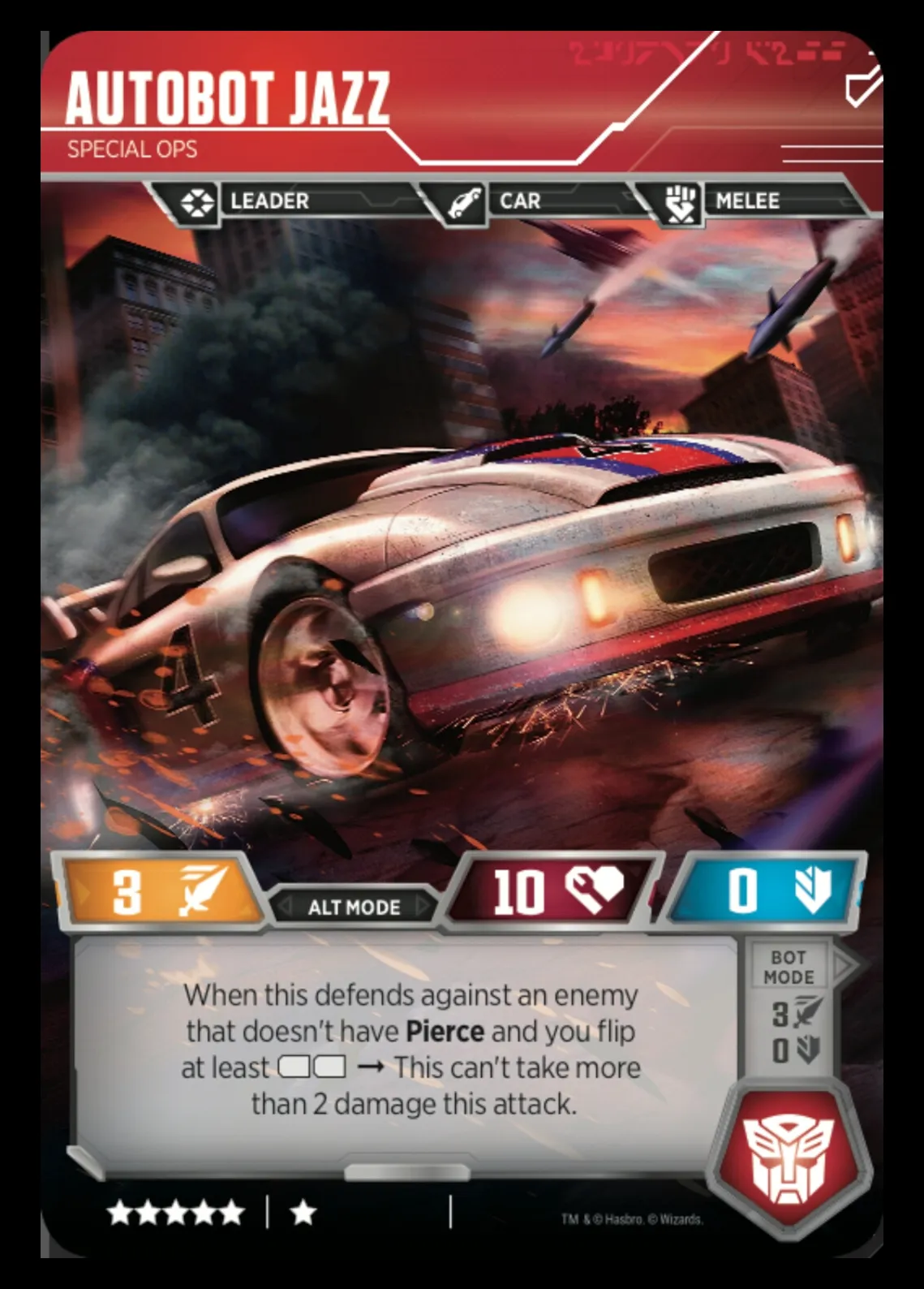 Autobot Jazz // Special Ops alt mode
