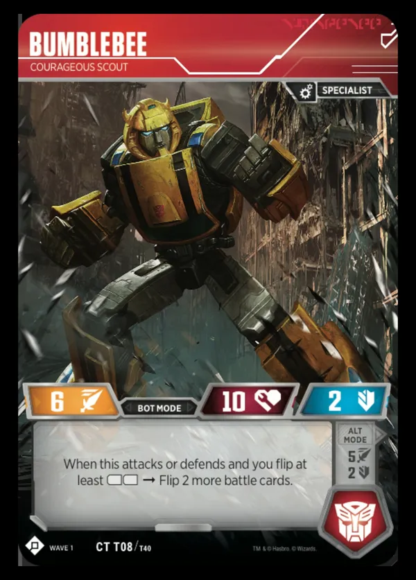 Bumblebee // Courageous Scout bot mode