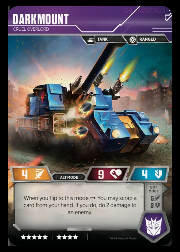 Darkmount // Cruel Overlord alt mode