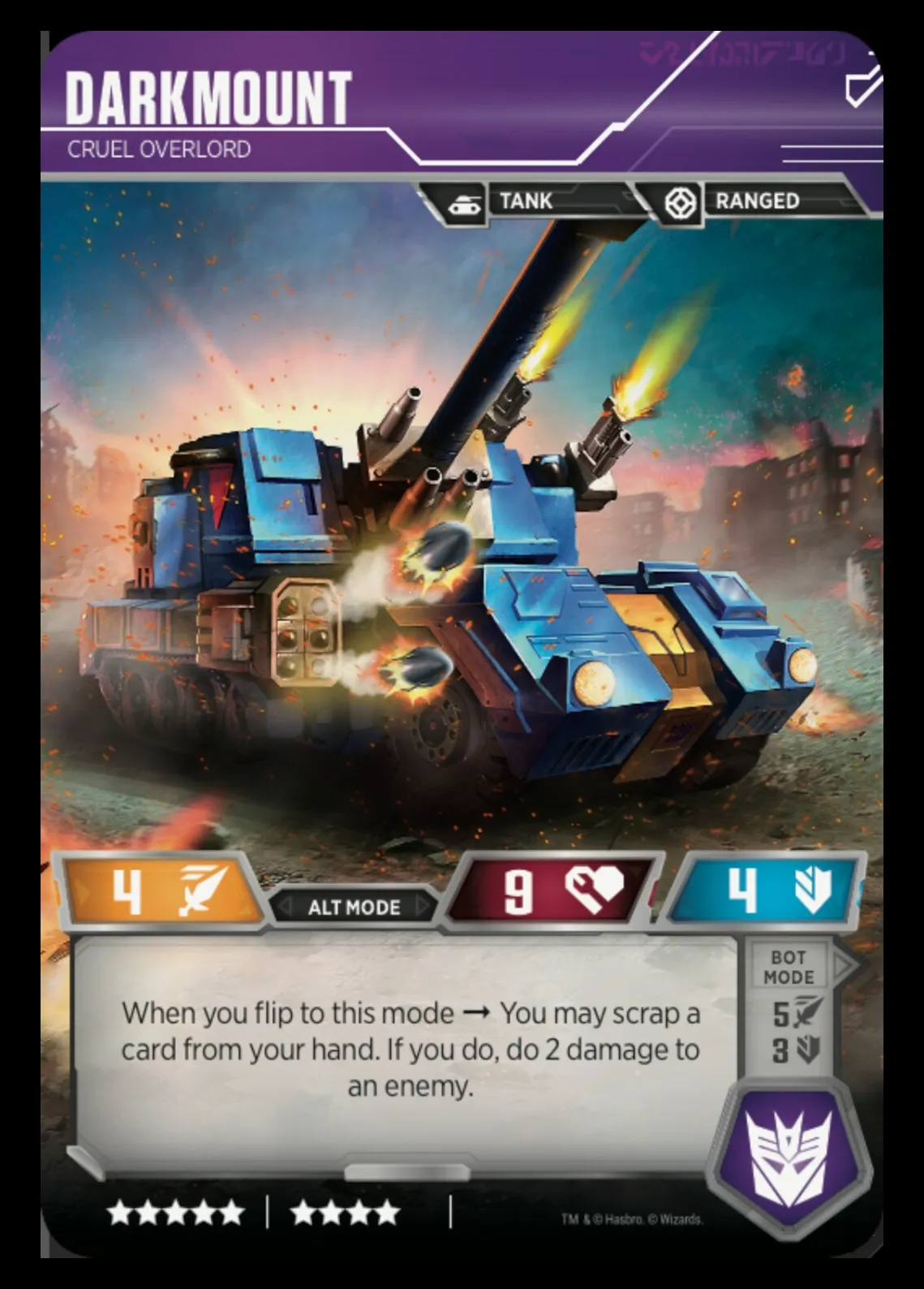 Darkmount // Cruel Overlord alt mode