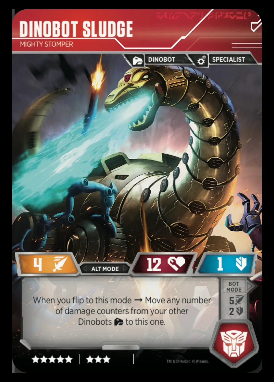 Dinobot Sludge // Mighty Stomper alt mode