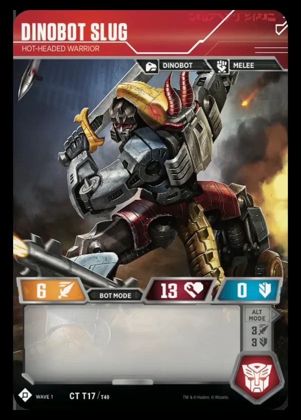 Dinobot Slug // Hot-Headed Warrior bot mode