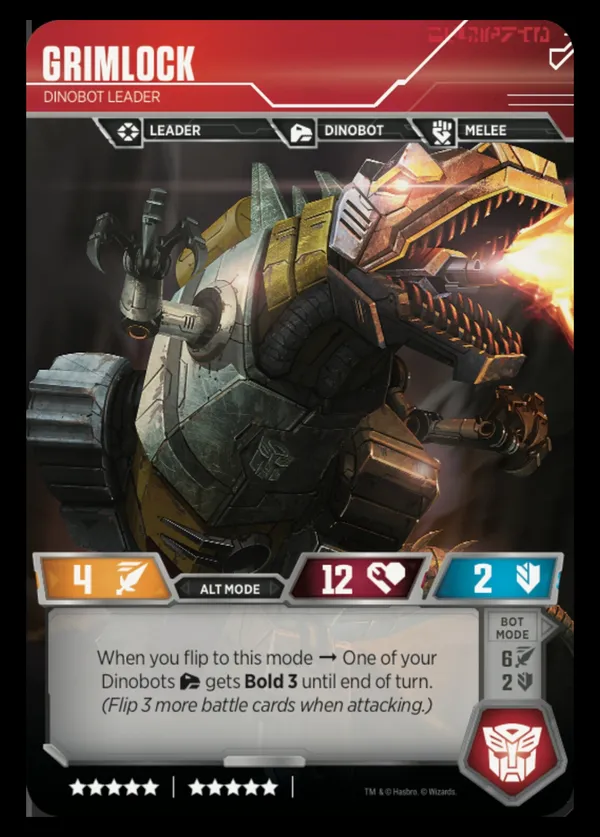 Grimlock // Dinobot Leader alt mode
