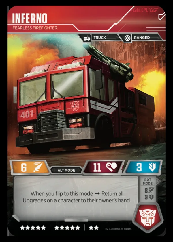 Inferno // Fearless Firefighter alt mode