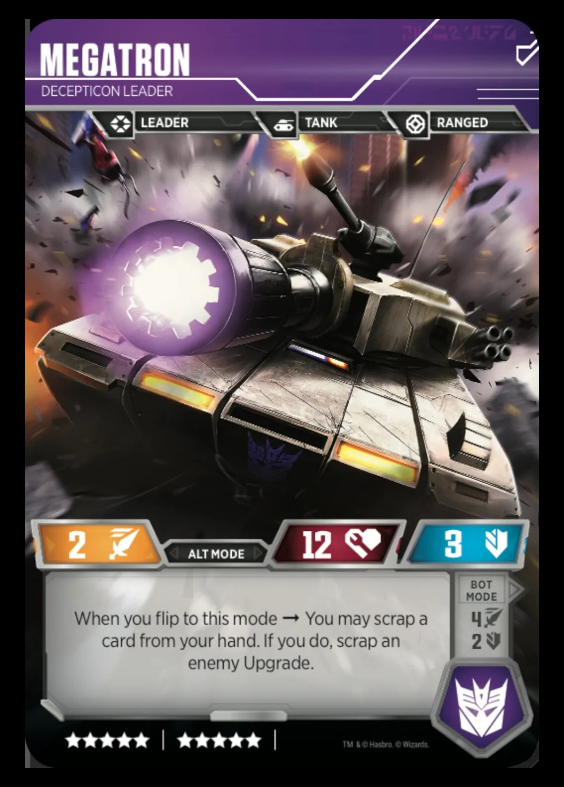Megatron // Decepticon Leader alt mode