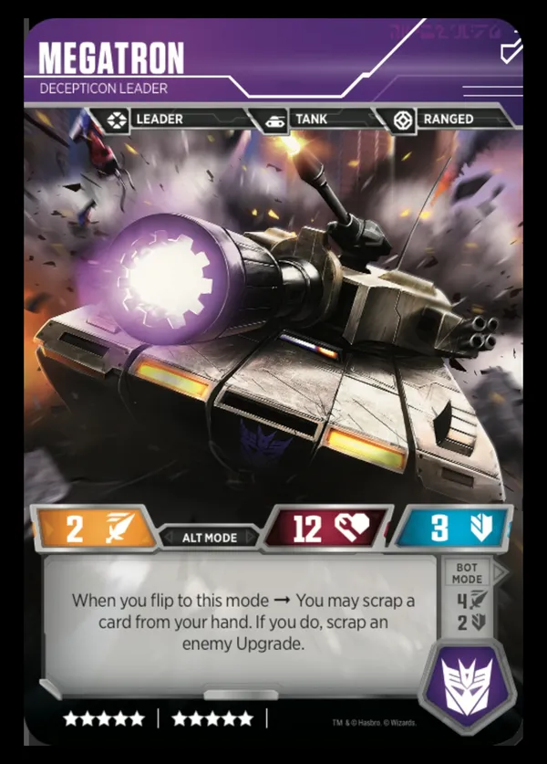 Megatron // Decepticon Leader alt mode