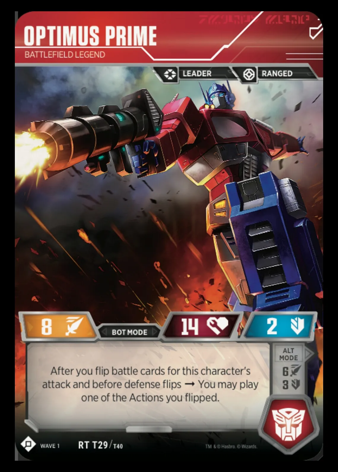 Optimus Prime // Battlefield Legend bot mode