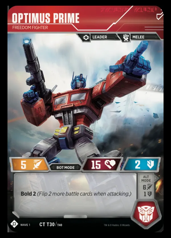 Optimus Prime // Freedom Fighter bot mode