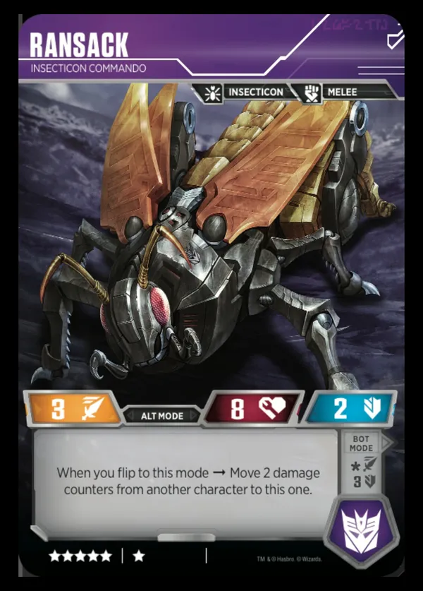 Ransack // Insecticon Commando alt mode