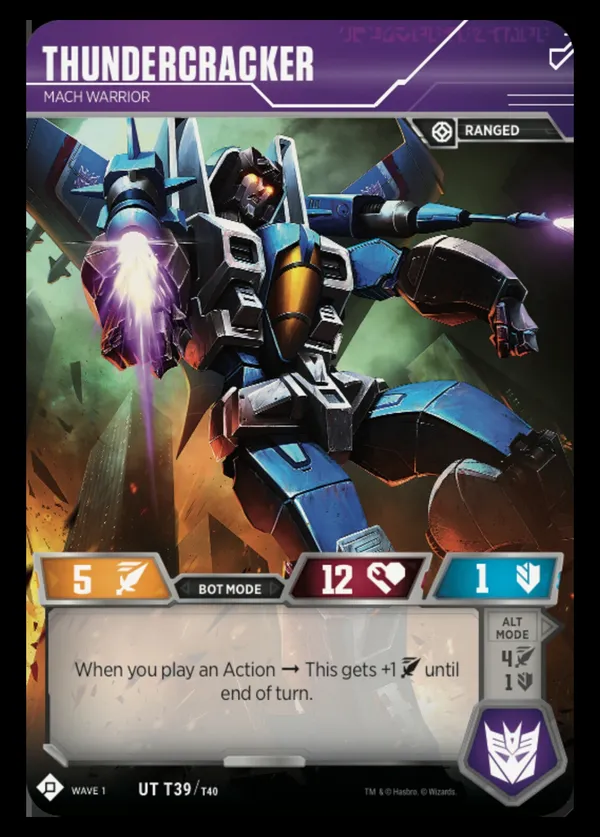 Thundercracker // Mach Warrior bot mode