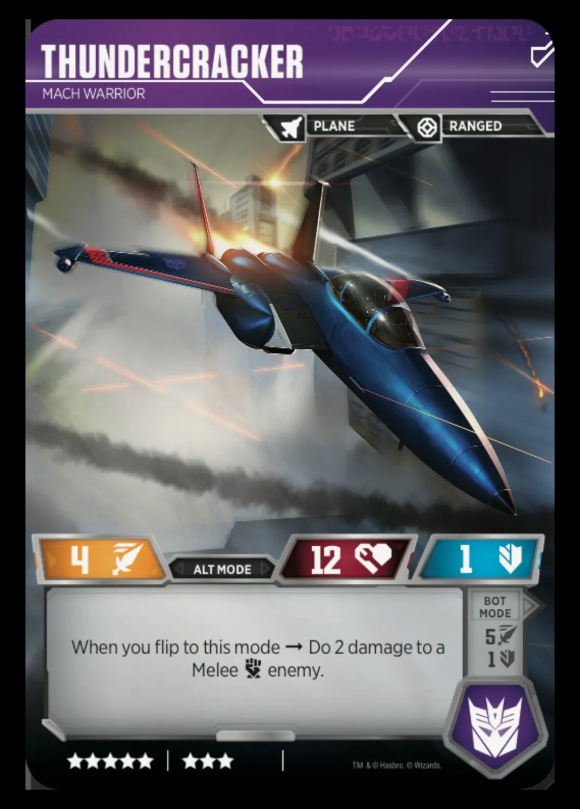 Thundercracker // Mach Warrior alt mode
