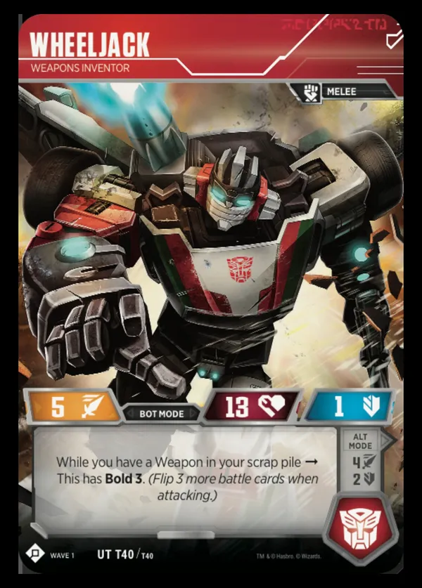 Wheeljack // Weapons Inventor bot mode