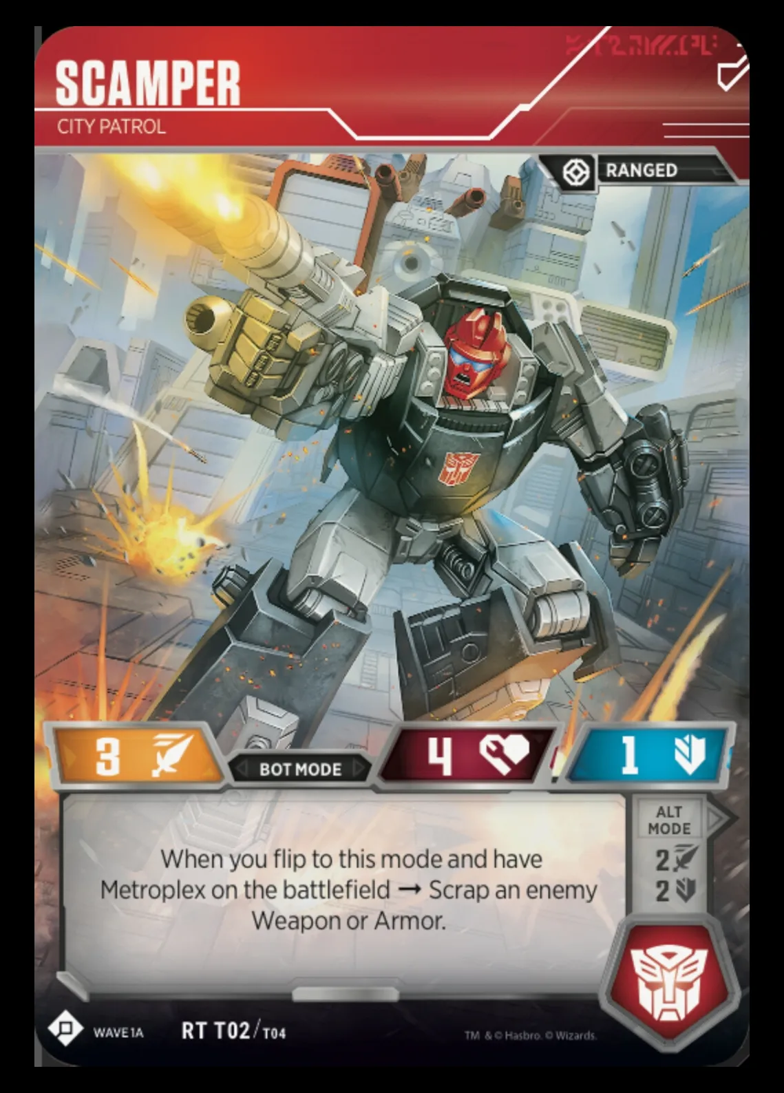 Scamper // City Patrol bot mode