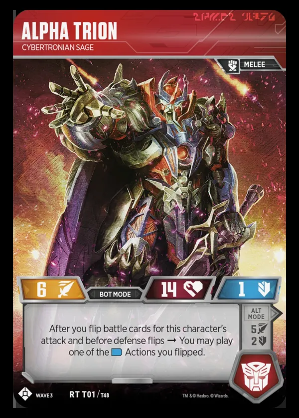 Alpha Trion // Cybertronian Sage bot mode