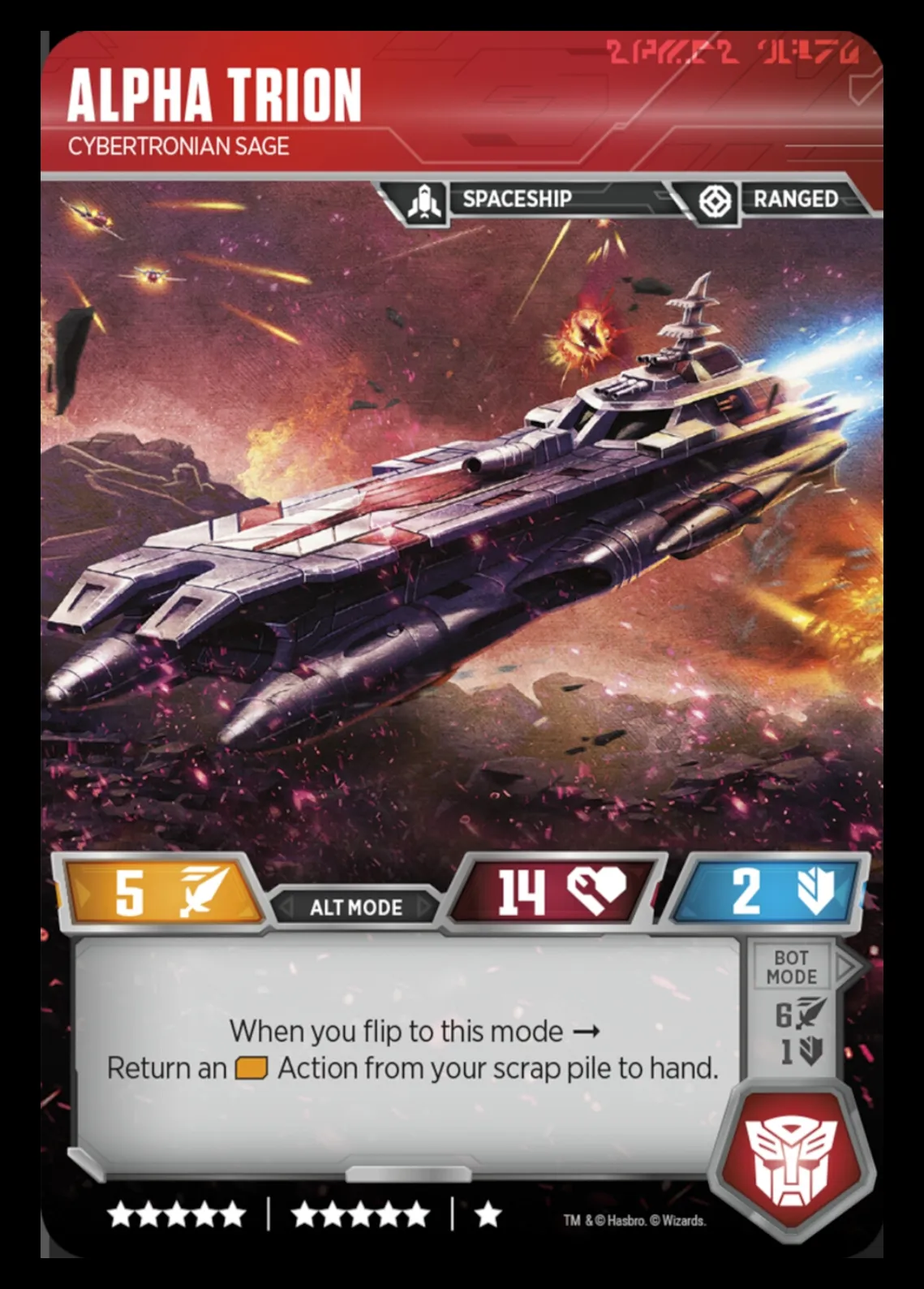 Alpha Trion // Cybertronian Sage alt mode