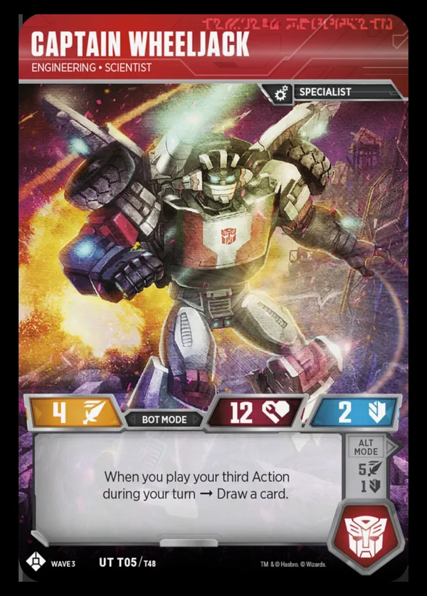 Captain Wheeljack // Engineering • Scientist bot mode
