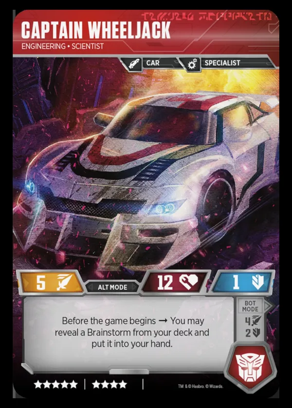 Captain Wheeljack // Engineering • Scientist alt mode