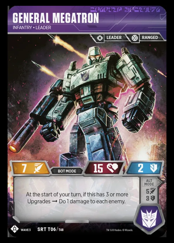 General Megatron // Infantry • Leader bot mode