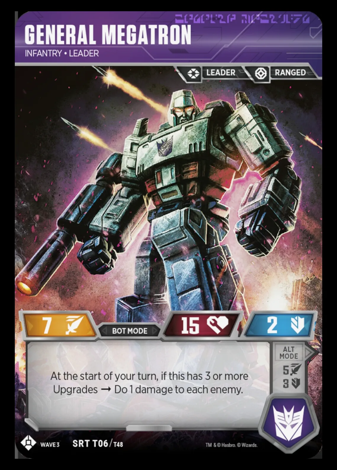 General Megatron // Infantry • Leader bot mode