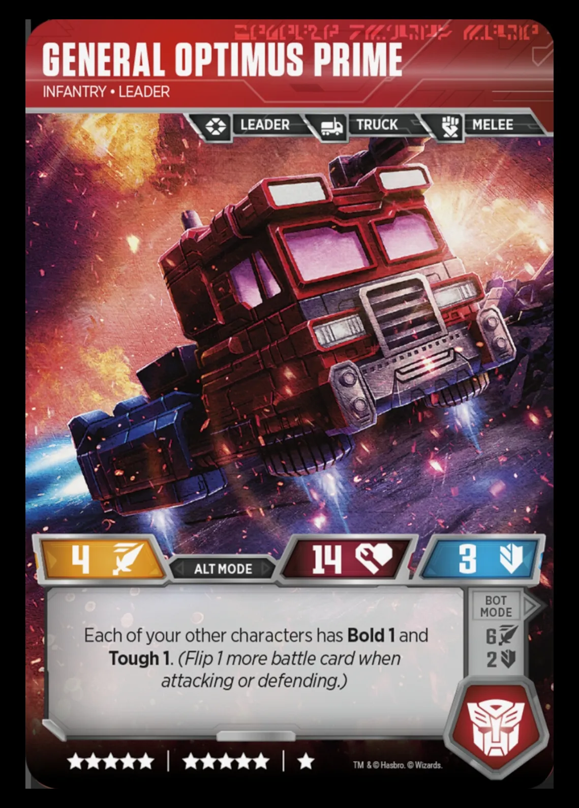 General Optimus Prime // Infantry • Leader alt mode