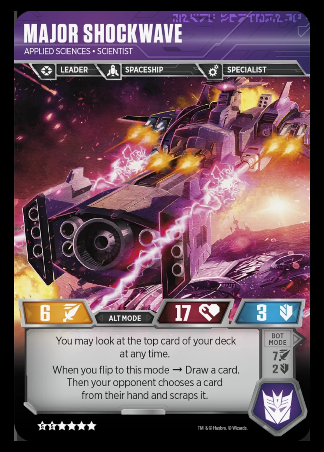 Major Shockwave // Applied Sciences • Scientist alt mode