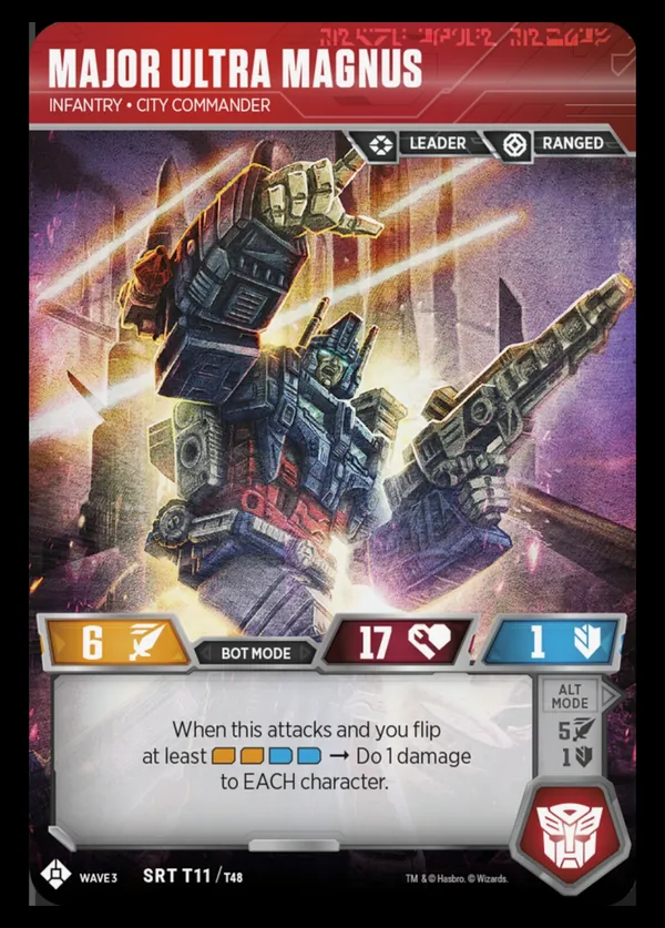 Major Ultra Magnus // Infantry • City Commander alt mode