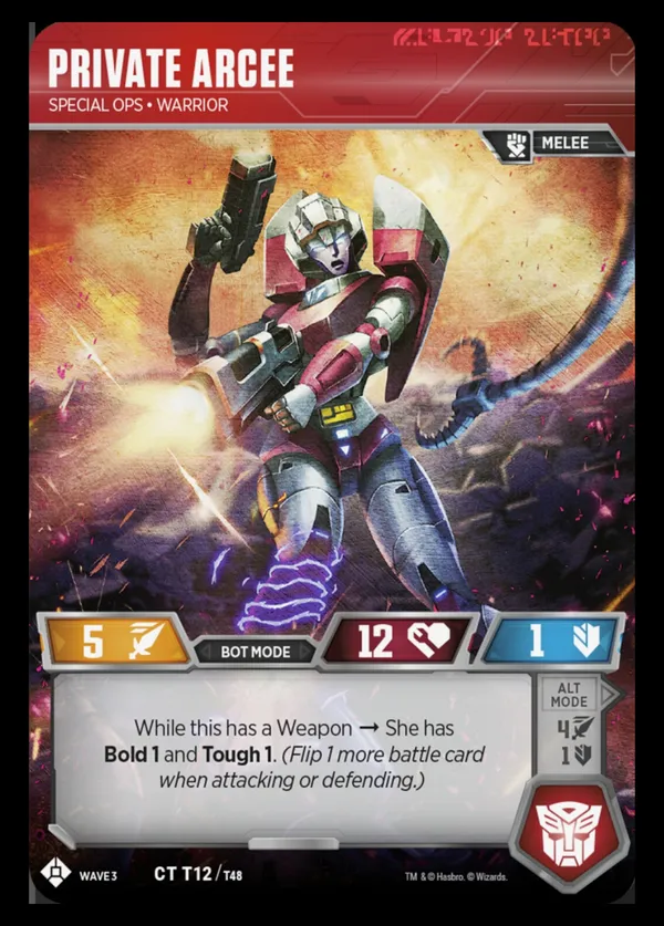 Private Arcee // Special Ops • Warrior bot mode