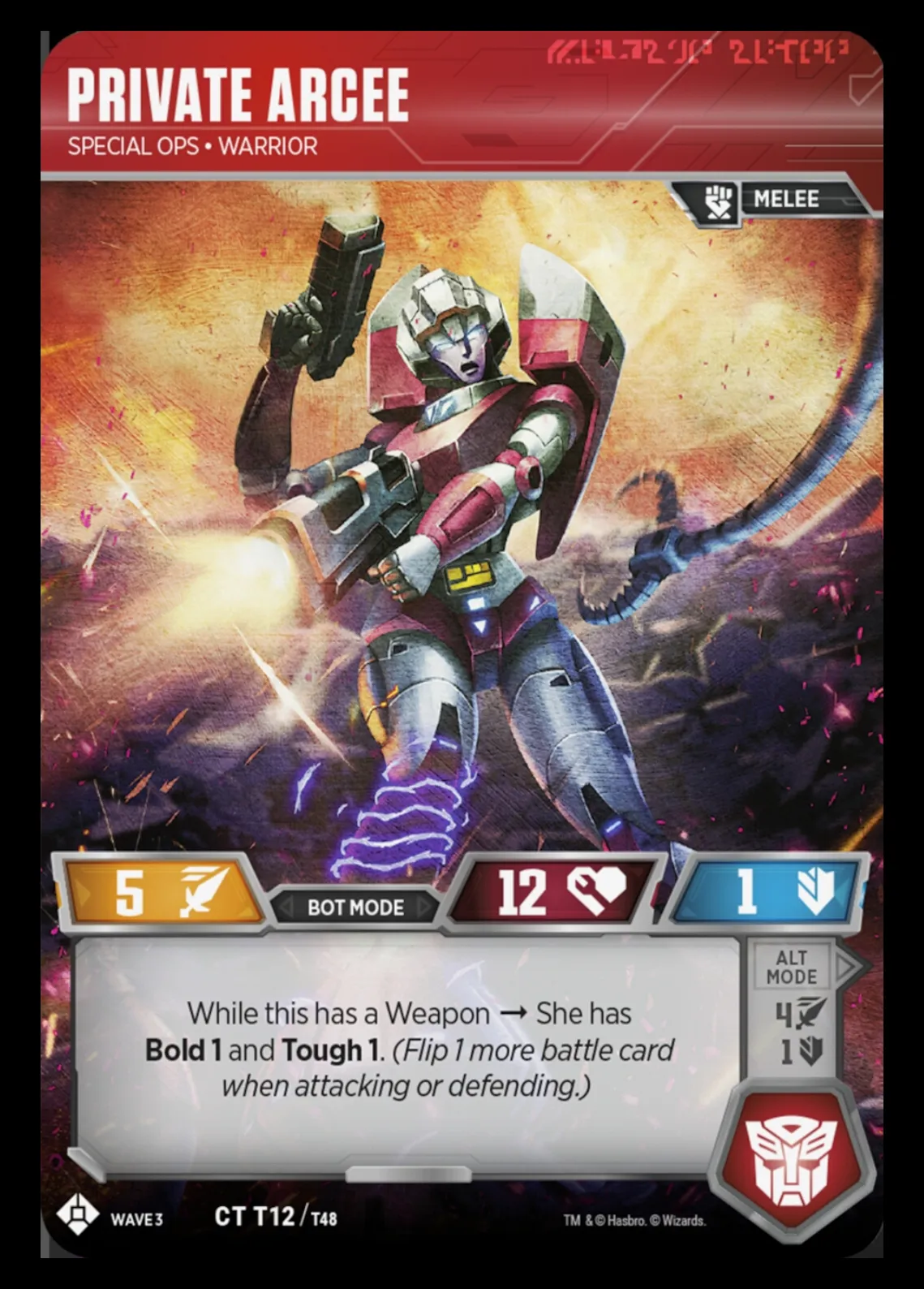 Private Arcee // Special Ops • Warrior bot mode