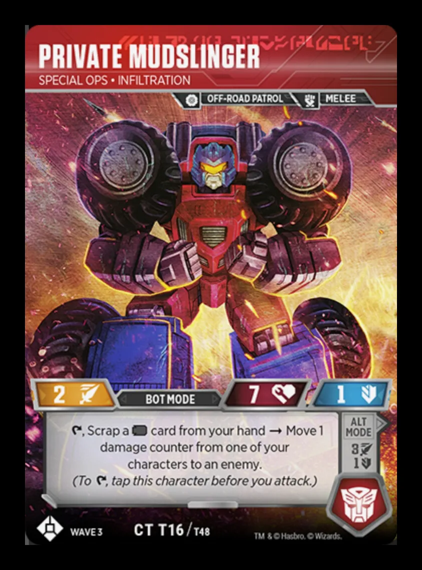 Private Mudslinger // Special Ops • Infiltration bot mode